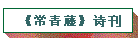 《常青藤》诗刊